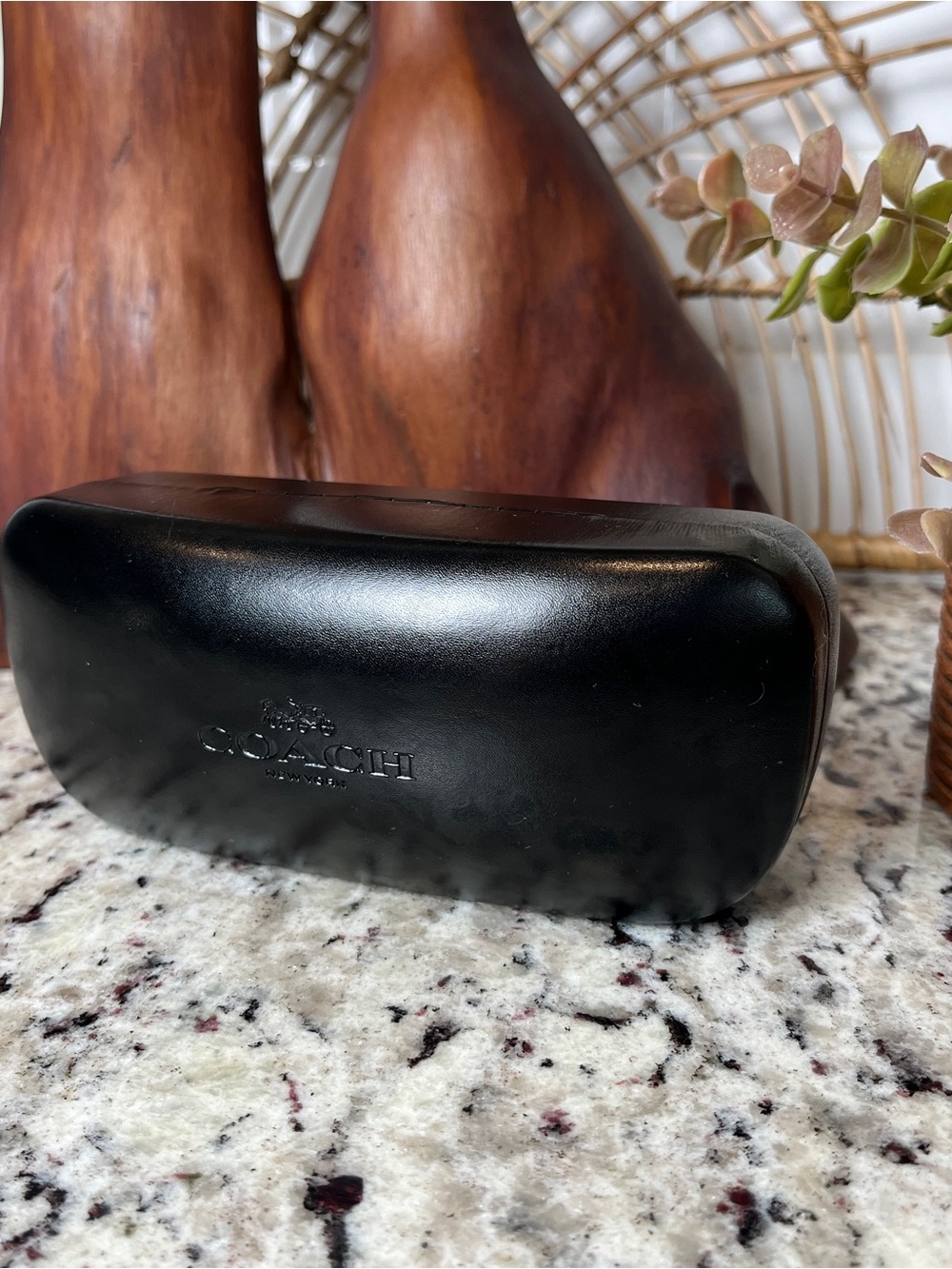 Coach Black Sunglasses/Eyeglasses Case